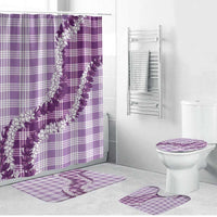 Violet Hawaii Palaka Bathroom Set Hawaiian Honohono Lei LT05 Bathroom Set (4 pcs) Violet - Polynesian Pride