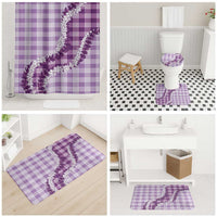 Violet Hawaii Palaka Bathroom Set Hawaiian Honohono Lei LT05 - Polynesian Pride