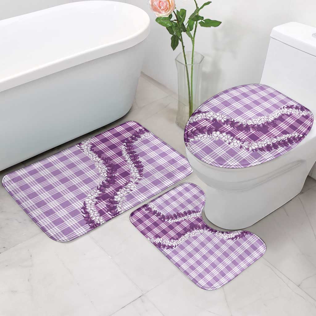 Violet Hawaii Palaka Bathroom Set Hawaiian Honohono Lei LT05 - Polynesian Pride