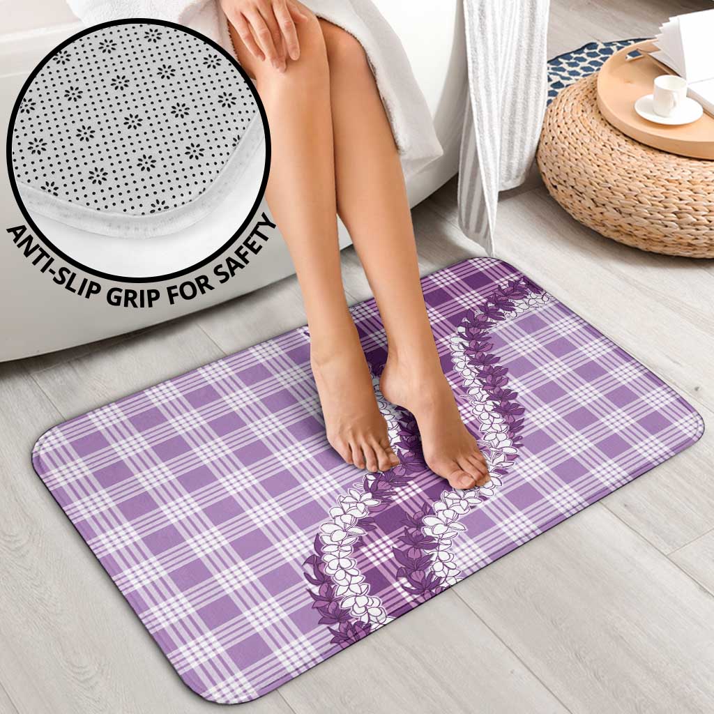 Violet Hawaii Palaka Bathroom Set Hawaiian Honohono Lei LT05 - Polynesian Pride