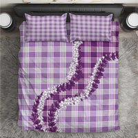 Violet Hawaii Palaka Bedding Set Hawaiian Honohono Lei LT05 Violet - Polynesian Pride