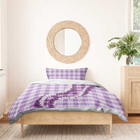 Violet Hawaii Palaka Bedding Set Hawaiian Honohono Lei LT05 - Polynesian Pride