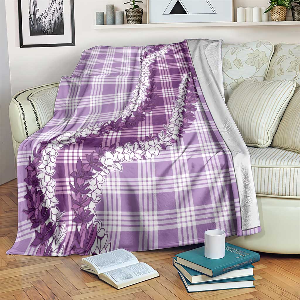 Violet Hawaii Palaka Blanket Hawaiian Honohono Lei LT05 Violet - Polynesian Pride