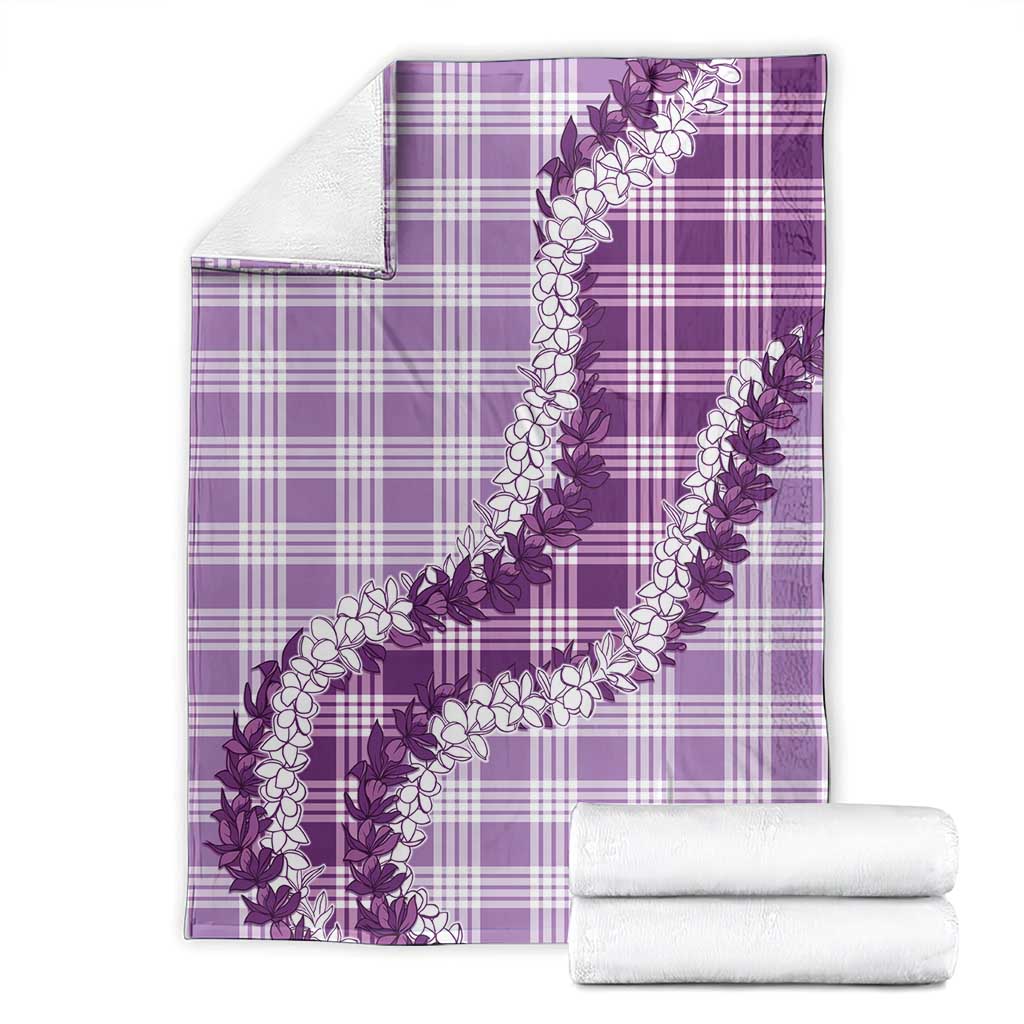 Violet Hawaii Palaka Blanket Hawaiian Honohono Lei LT05 - Polynesian Pride
