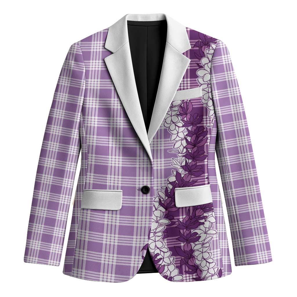 Violet Hawaii Palaka Blazer Hawaiian Honohono Lei LT05 Unisex Violet - Polynesian Pride