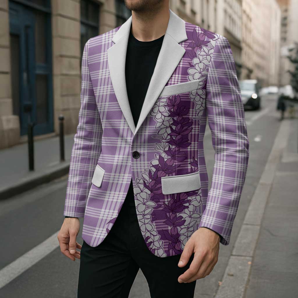Violet Hawaii Palaka Blazer Hawaiian Honohono Lei LT05 - Polynesian Pride