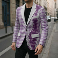 Violet Hawaii Palaka Blazer Hawaiian Honohono Lei LT05 - Polynesian Pride