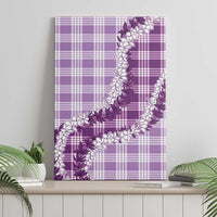 Violet Hawaii Palaka Canvas Wall Art Hawaiian Honohono Lei LT05 - Polynesian Pride