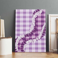 Violet Hawaii Palaka Canvas Wall Art Hawaiian Honohono Lei LT05 - Polynesian Pride
