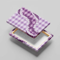 Violet Hawaii Palaka Canvas Wall Art Hawaiian Honohono Lei LT05 - Polynesian Pride