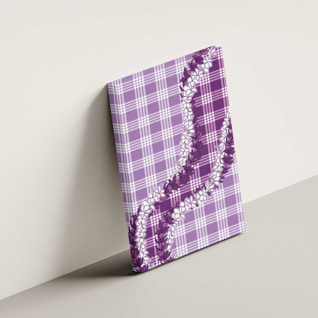 Violet Hawaii Palaka Canvas Wall Art Hawaiian Honohono Lei LT05 - Polynesian Pride