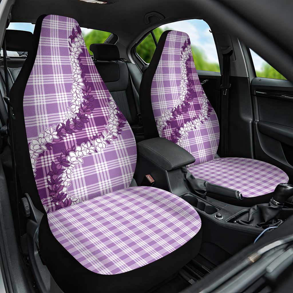 Violet Hawaii Palaka Car Seat Cover Hawaiian Honohono Lei LT05 One Size Violet - Polynesian Pride