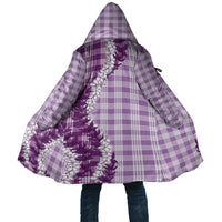 Violet Hawaii Palaka Cloak Hawaiian Honohono Lei LT05 Unisex Violet - Polynesian Pride