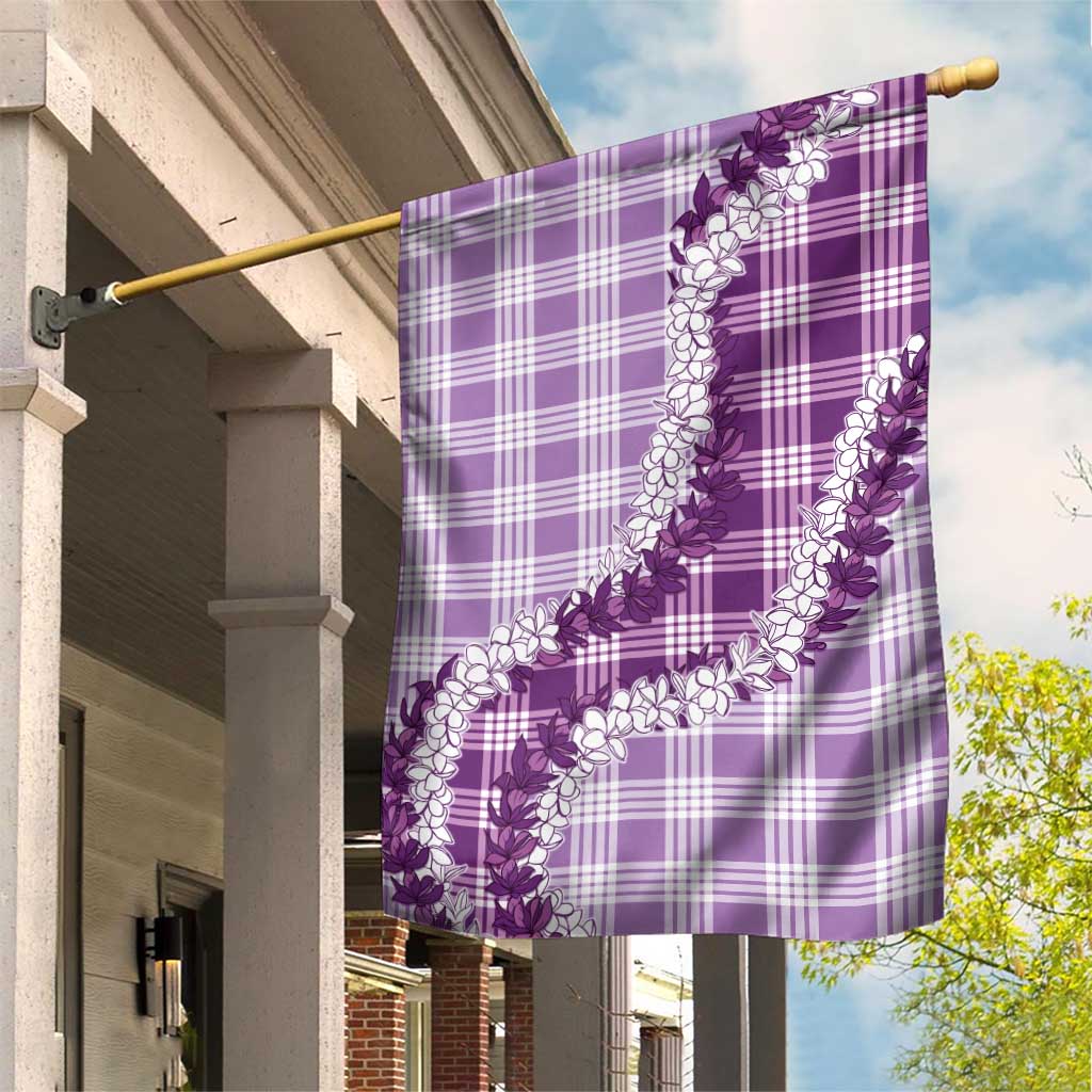 Violet Hawaii Palaka Garden Flag Hawaiian Honohono Lei LT05 House Flag Violet - Polynesian Pride