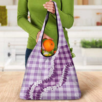 Violet Hawaii Palaka Grocery Bag Hawaiian Honohono Lei LT05 - Polynesian Pride