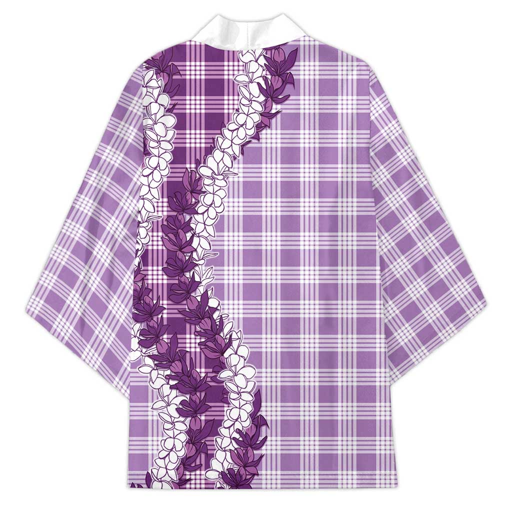 Violet Hawaii Palaka Kimono Hawaiian Honohono Lei LT05 - Polynesian Pride