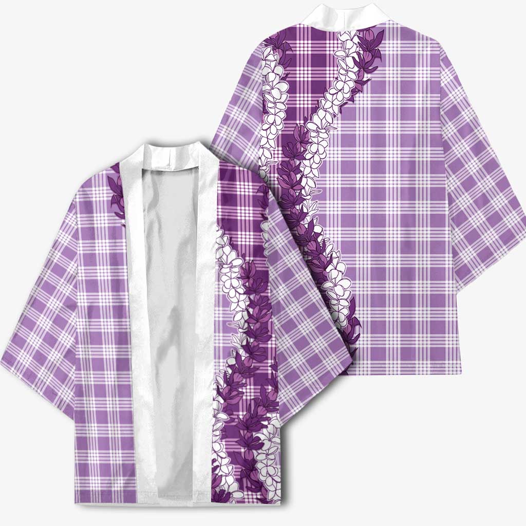 Violet Hawaii Palaka Kimono Hawaiian Honohono Lei LT05 - Polynesian Pride
