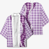 Violet Hawaii Palaka Kimono Hawaiian Honohono Lei LT05 - Polynesian Pride