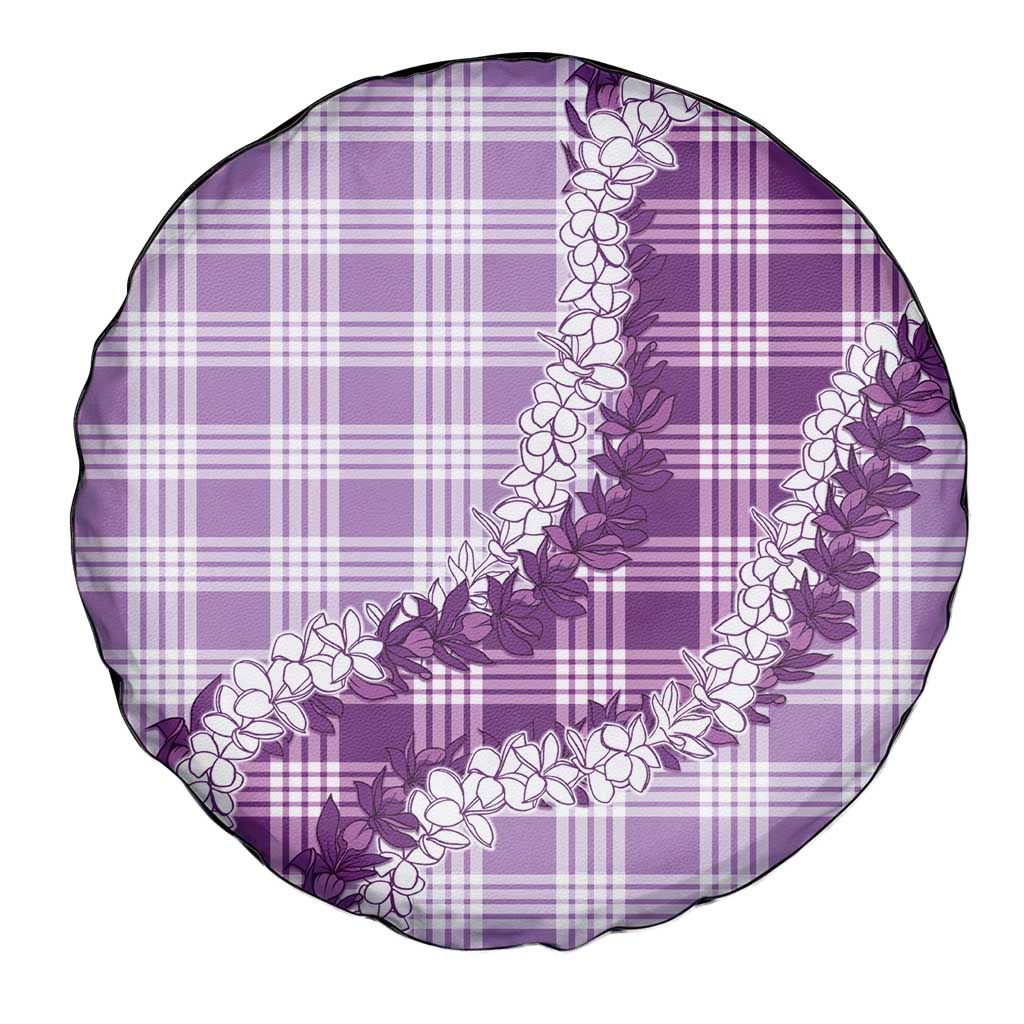 Violet Hawaii Palaka Spare Tire Cover Hawaiian Honohono Lei LT05 - Polynesian Pride