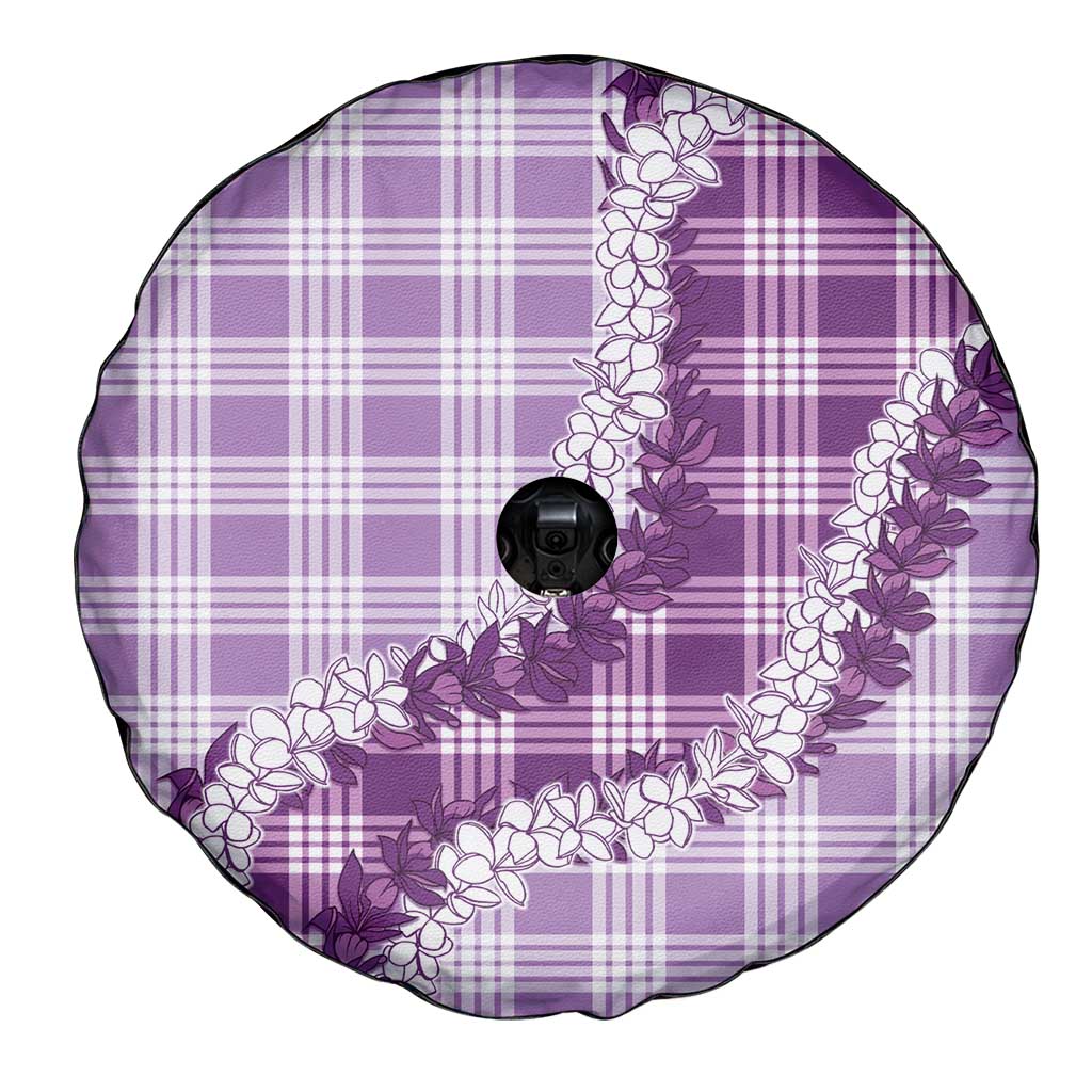 Violet Hawaii Palaka Spare Tire Cover Hawaiian Honohono Lei LT05 - Polynesian Pride