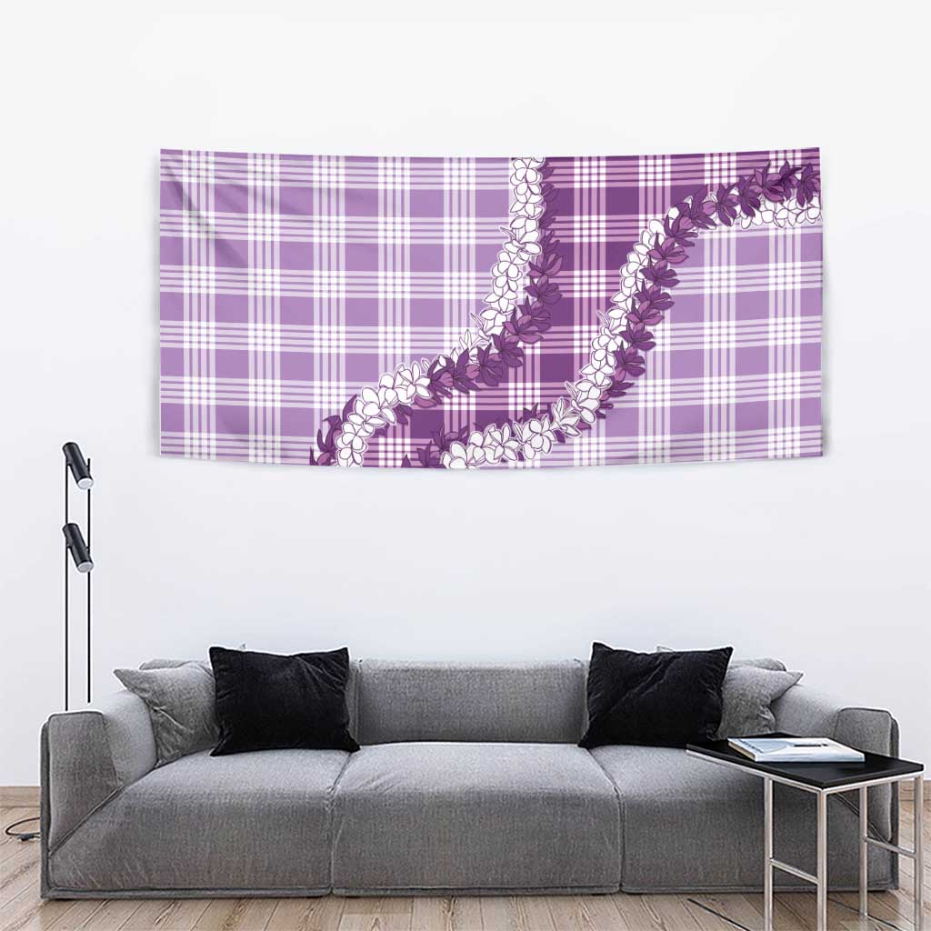 Violet Hawaii Palaka Tapestry Hawaiian Honohono Lei LT05 - Polynesian Pride