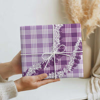 Violet Hawaii Palaka Wrapping Paper Hawaiian Honohono Lei