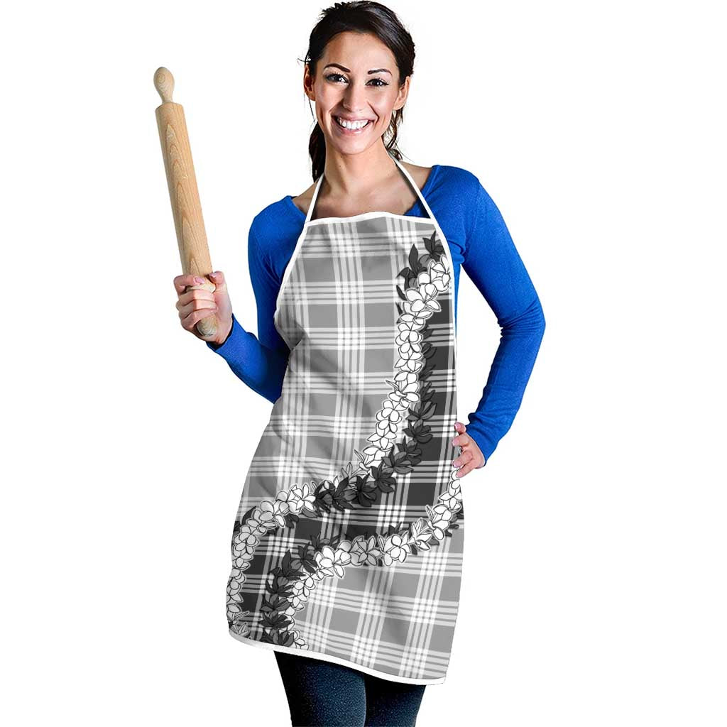Gray Hawaii Palaka Apron Hawaiian Honohono Lei LT05 - Polynesian Pride