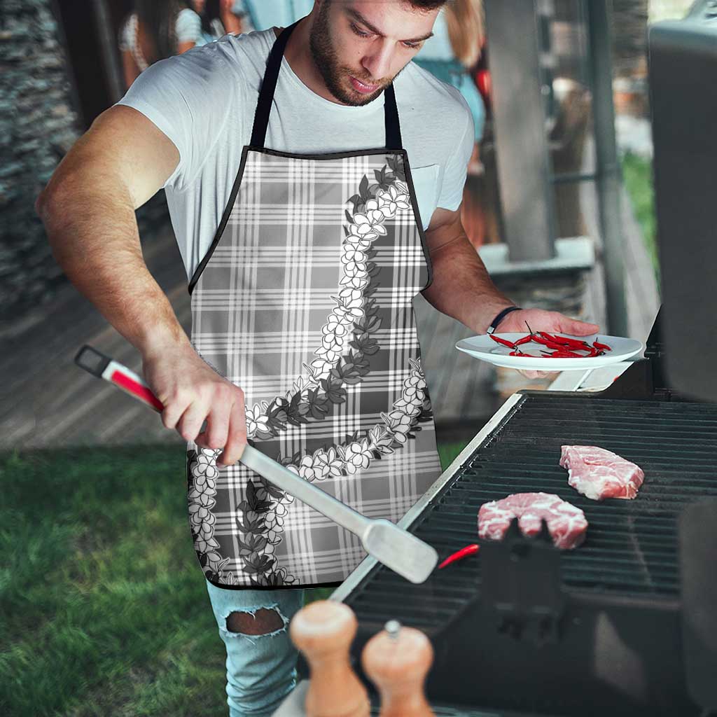 Gray Hawaii Palaka Apron Hawaiian Honohono Lei LT05 - Polynesian Pride