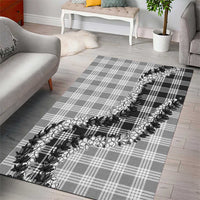Gray Hawaii Palaka Area Rug Hawaiian Honohono Lei LT05 - Polynesian Pride
