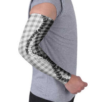 Gray Hawaii Palaka Arm Sleeves Hawaiian Honohono Lei