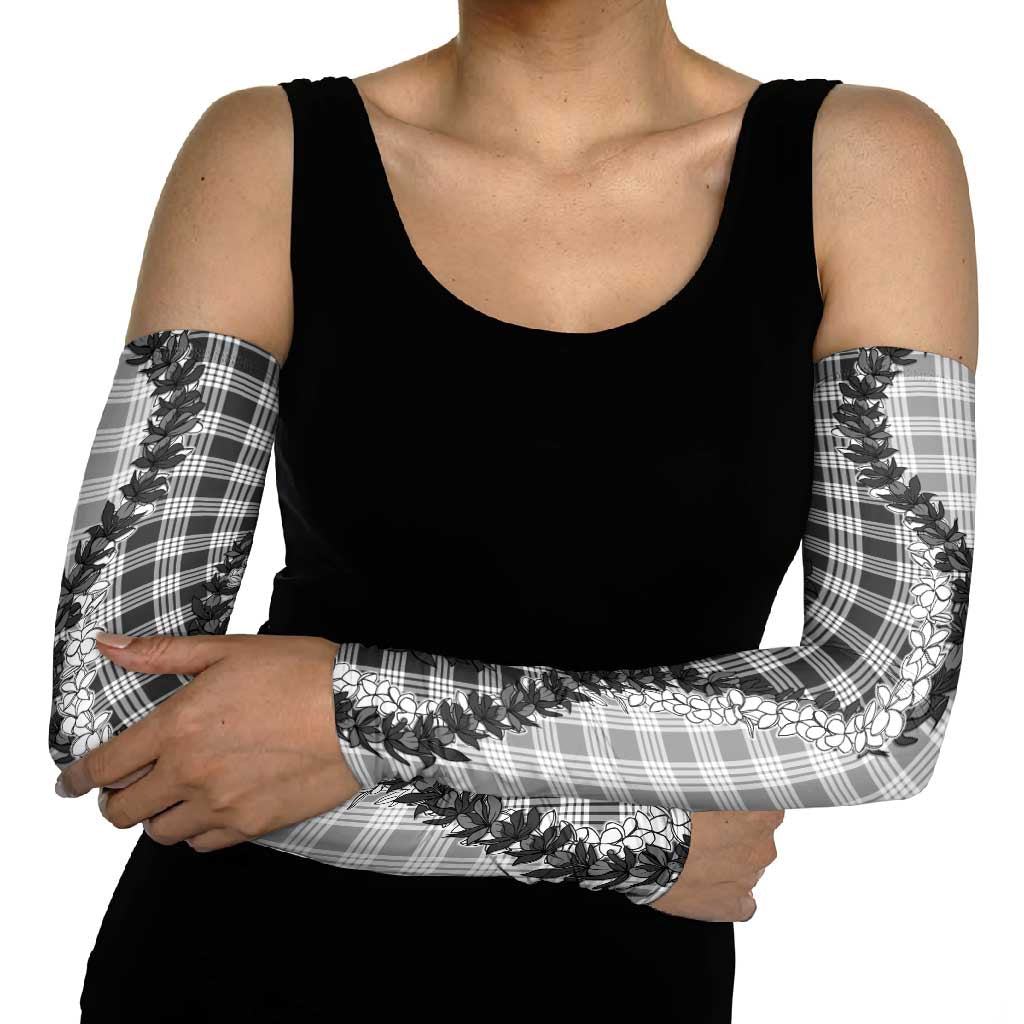 Gray Hawaii Palaka Arm Sleeves Hawaiian Honohono Lei