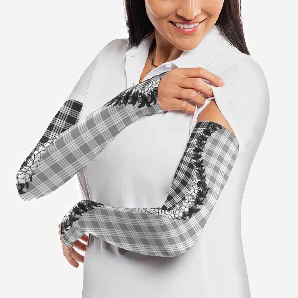 Gray Hawaii Palaka Arm Sleeves Hawaiian Honohono Lei