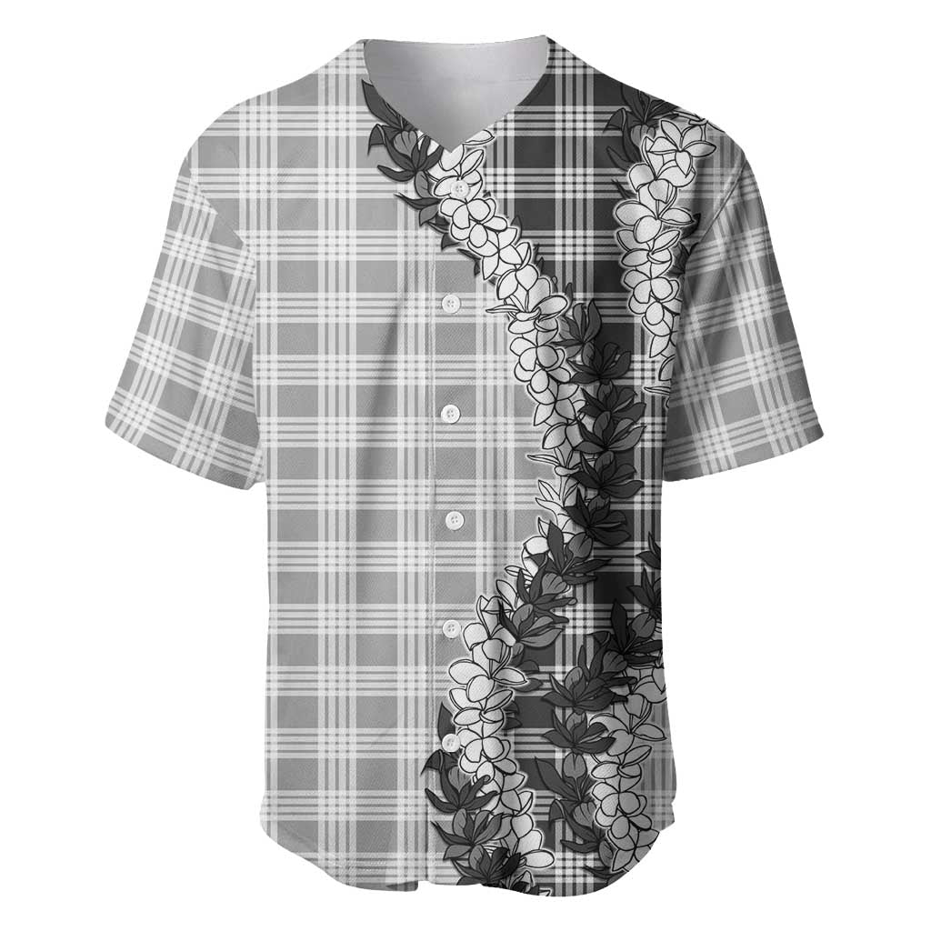 Gray Hawaii Palaka Baseball Jersey Hawaiian Honohono Lei LT05 Gray - Polynesian Pride
