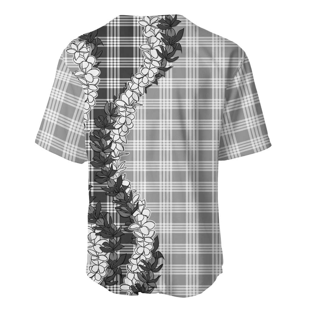 Gray Hawaii Palaka Baseball Jersey Hawaiian Honohono Lei LT05 - Polynesian Pride