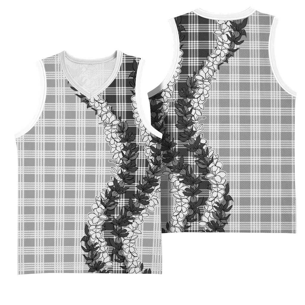 Gray Hawaii Palaka Basketball Jersey Hawaiian Honohono Lei LT05 - Polynesian Pride