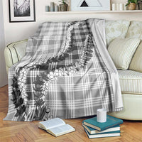 Gray Hawaii Palaka Blanket Hawaiian Honohono Lei LT05 Gray - Polynesian Pride