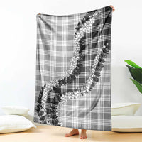 Gray Hawaii Palaka Blanket Hawaiian Honohono Lei LT05 - Polynesian Pride
