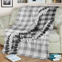 Gray Hawaii Palaka Blanket Hawaiian Honohono Lei LT05 - Polynesian Pride