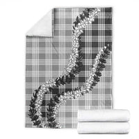 Gray Hawaii Palaka Blanket Hawaiian Honohono Lei LT05 - Polynesian Pride