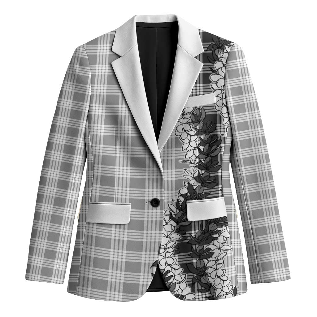 Gray Hawaii Palaka Blazer Hawaiian Honohono Lei LT05 Unisex Gray - Polynesian Pride