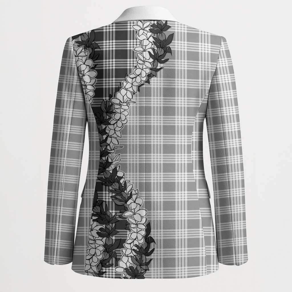 Gray Hawaii Palaka Blazer Hawaiian Honohono Lei LT05 - Polynesian Pride