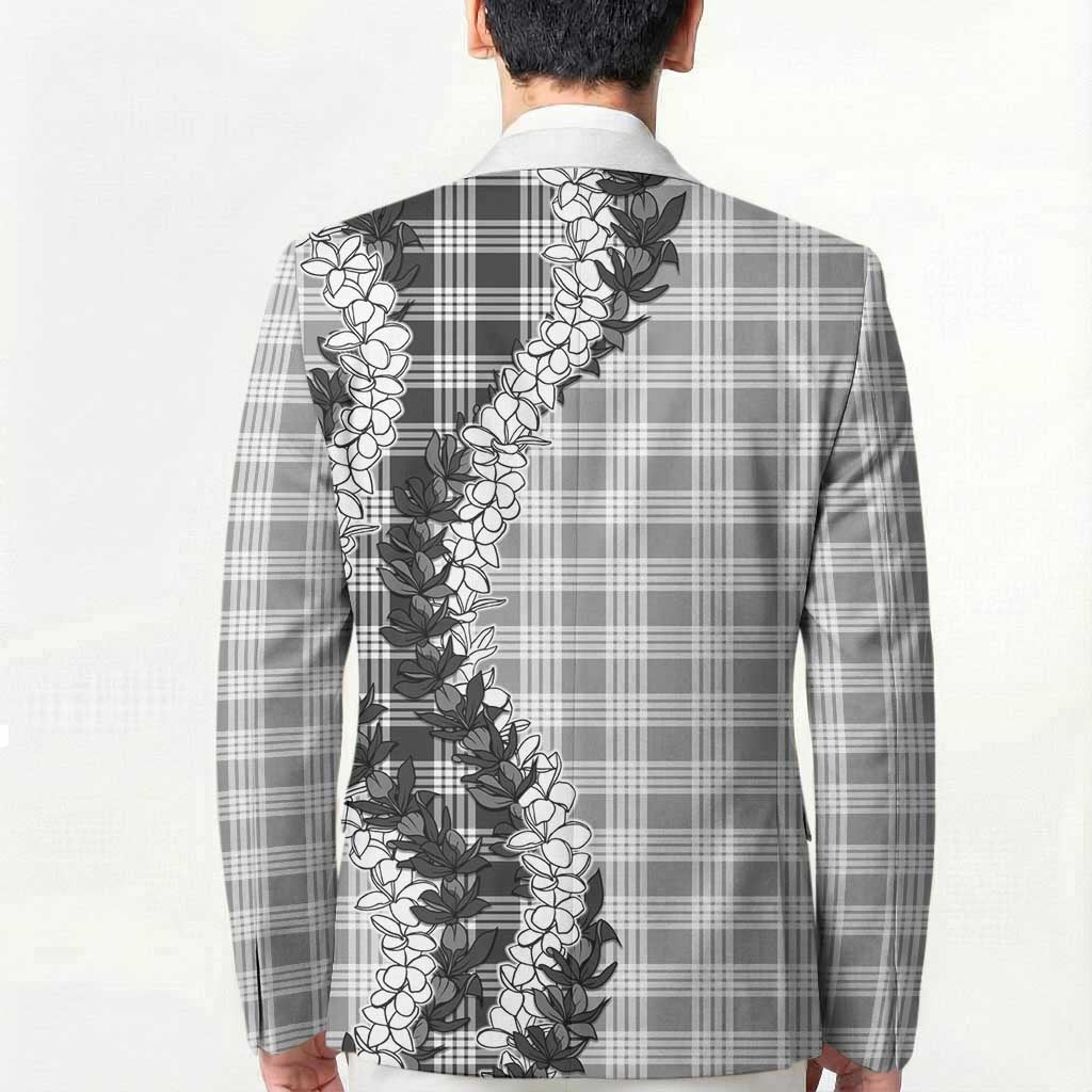 Gray Hawaii Palaka Blazer Hawaiian Honohono Lei LT05 - Polynesian Pride