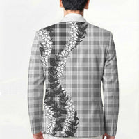 Gray Hawaii Palaka Blazer Hawaiian Honohono Lei LT05 - Polynesian Pride