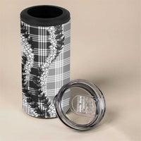 Gray Hawaii Palaka 4 in 1 Can Cooler Tumbler Hawaiian Honohono Lei LT05 - Polynesian Pride
