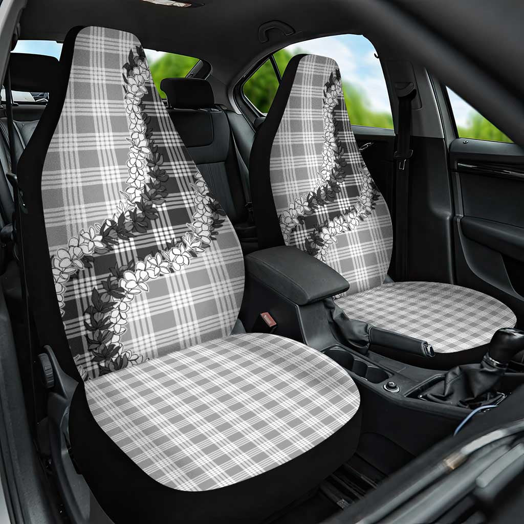 Gray Hawaii Palaka Car Seat Cover Hawaiian Honohono Lei