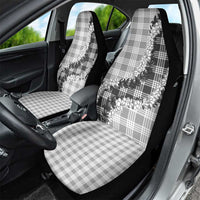 Gray Hawaii Palaka Car Seat Cover Hawaiian Honohono Lei