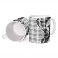 Gray Hawaii Palaka Ceramic Mug Hawaiian Honohono Lei LT05 - Polynesian Pride
