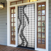 Gray Hawaii Palaka Door Cover Hawaiian Honohono Lei LT05 - Polynesian Pride