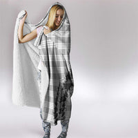 Gray Hawaii Palaka Hooded Blanket Hawaiian Honohono Lei LT05 - Polynesian Pride