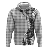 Gray Hawaii Palaka Hoodie Hawaiian Honohono Lei LT05 Pullover Hoodie Gray - Polynesian Pride